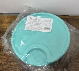 New Pampered Chef outdoor blue & green party plate set of 6 #2823 - Picture 1 of 7