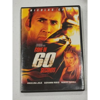 Gone In 60 Seconds DVD Nicolas Cage Angelina Jolie Action Adventure Film - Image 1 of 2