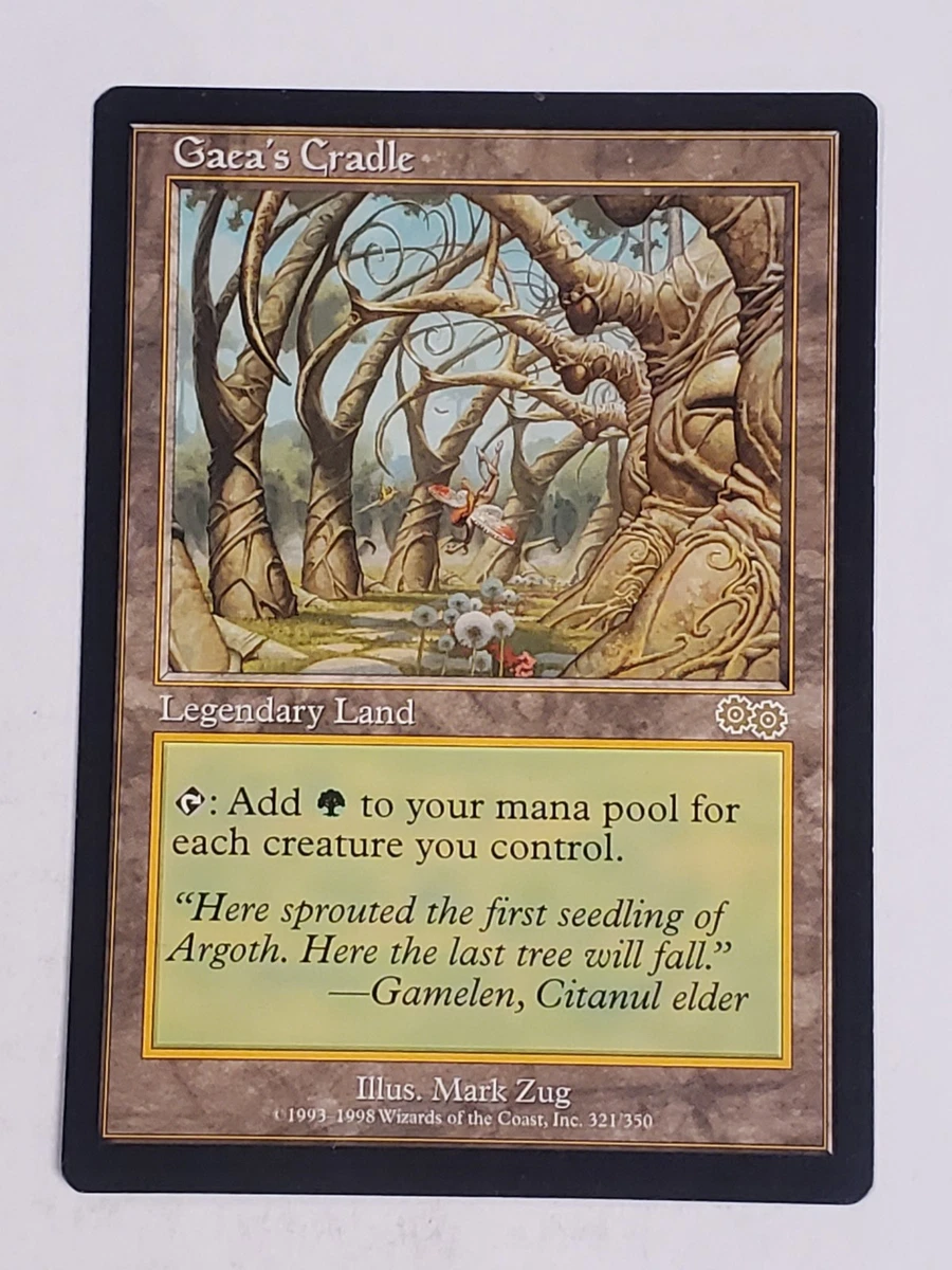 マジック：ザ・ギャザリング Gaea's Cradle #321 Urza's Saga PSA 8 マジック：ザ・ギャザリング Gaea's Cradle #321 Urza's Saga PSA 8