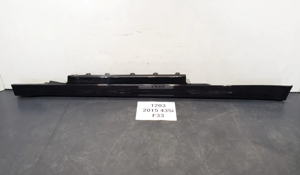 ✅ 14-20 OEM BMW F32 F33 435 440 M Sport Conductor Izquierdo Falda Balancín Panel Negro Foto 1 de 4
