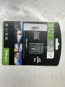Carte mémoire microSDXC UHS-I PNY Pro-Elite 512 Go (45803) - Photo 1 sur 3
