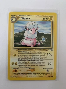Pokémon Karte Waaty 34/111 Neo Genesis Set  Deutsch Pokemon  Vintage Retro  - Bild 1 von 2