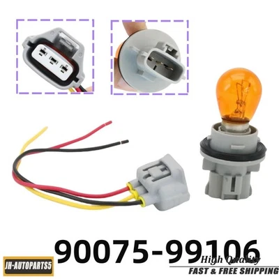 Soporte de bombilla de señal de giro frontal enchufe y conector para Toyota Avalon Corolla Foto 1 de 4