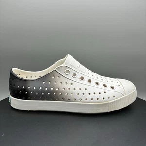 Native Jefferson Wanderfoam Water Shoes Women’s 7 White Black Ombre Slip On - Picture 1 of 8