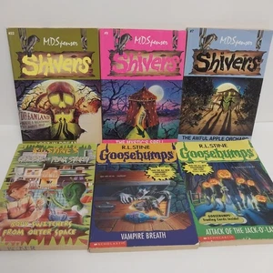 Goosebumps & Shivers Paperback Book Lot Of 6 R.L. Stine - Picture 1 of 9