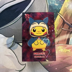 Poncho Pikachu Snorlax Hearts Holo Pokemon Karte Datenbank Team Rocket Peru - Bild 1 von 2