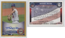 2011 Topps Chrome Gold Refractor /50 Michael Wacha #USABB21 Auto