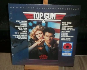 TOP GUN SOUNDTRACK WALMART RED LP DANGER ZONE TAKE MY BREATH AWAY LEAD ME ON - Picture 1 of 3