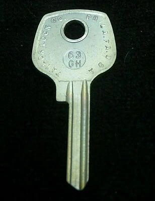 SAAB SB2 KEY BLANK 1957-1963 Ignition 93 93B GT750 95 96 96GT 96 Sport S70U - Image 1 of 4