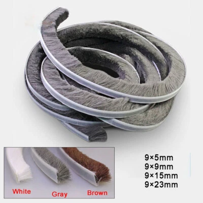 Universal selbstklebend Bürstendichtung Dichtungsbürste Türbürste Fenster Türen - Bild 1 von 4