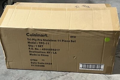 Cuisinart TPC-11 Tri-Poly Stainless 11 Piece Set - Image 1 of 3