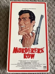 Murderers' Row (VHS, 1987) Dean Martin Spy Spoof Columbia Pictures - Picture 1 of 4