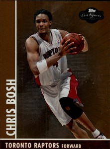 2008-09 Topps Co-Signers Bronze Raptors Basketball Card #4 Chris Bosh /299
