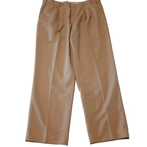 Geoffrey Beene Khaki Tan Pants Men's 38x30 Chinos Business Casual - Picture 1 of 8