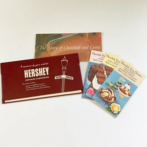 Hershey's Chocolate Corp Souvenir Pack 1963 Recipes Pennsylvania Tourist - Picture 1 of 21