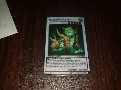 Yugioh Naturia Beast GLD5-EN032 PACK FRESH MINT GOLD RARE Series Ship Next Day - Image 1 of 2