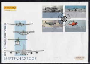 BRD 2008 - Luftfahrzeuge "A-380, Ju52, Bo105, Dornier " Schmuck FDC ESST Berlin - Picture 1 of 1