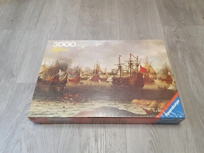 Fregate puzzle puzzle Ravensburger 3000 pezzi in battaglia Pieter Cornelisz NUOVE - Immagine 1 di 4