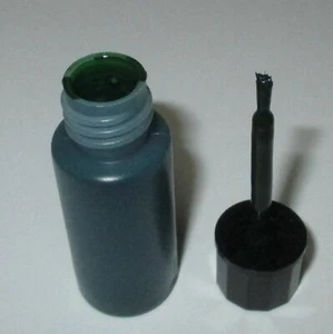 [1 l = 425 €] Glühlampenfarbe, Tauchlack  10ml  GRÜN    *NEU* - Bild 1 von 4