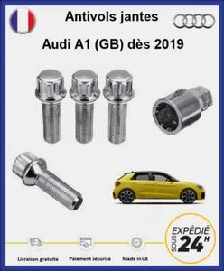 Ecrous antivol de roues Audi A1 II (GB) dès 2018 - Picture 1 of 7