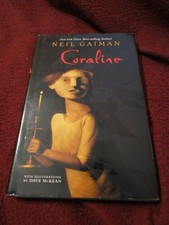 Coraline by Neil Gaiman (2002, Hardcover) first print trade edition Dave McKean