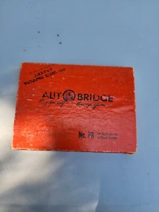 Vintage 1950's Auto Bridge Play Yourself game No. PB Deluxe Pocket Model Antique - Picture 1 of 3