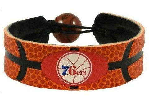 Philadelphia 76ers Classic Basketball Bracelet [NEW] NBA Jewelry Necklace Wrist Cover