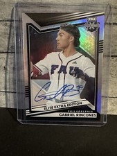 Gabriel Rincones RC Auto On Card 2022 Elite Extra Philadelphia Phillies