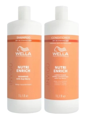 Wella Invigo Nutri Enrich Shampoo & Conditioner  Set/ Kit 2 x 1000 ml Salon Size - Image 1 of 3