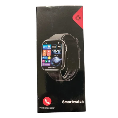 SMART WATCH G28 DISPLAY WATERPROOF FITNESS HEART RATE / Red Band - Image 1 of 4