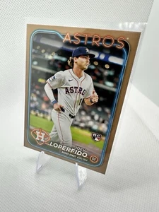 2024 Topps Update Gold #/2024 US147 Joey Loperfido Houston Astros – Rookie Debut - Picture 1 of 2