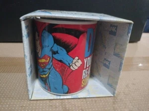 Superman Dad Man Hero Legend Ceramic Coffee Mug DC Comics Warner Bros New - Picture 1 of 12