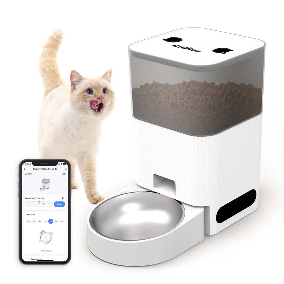 Automatic Dog Feeder Cat feeder with Timer, APP Control,Wifi, 4L capacity,  - Image 1 of 4