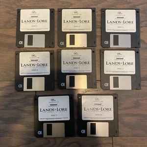Lands of Lore: The Throne of Chaos IBM PC 3.5” Floppy Disk Game Disks Only—1993 - Picture 1 of 10