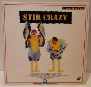 Stir Crazy (1980) Comedy Crime w/ Gene Wilder, Richard Pryor 1981 Laserdisc LD - Picture 1 of 7