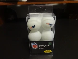 Wincraft 6 NFL New England Patriots Logo Ping Pong Balls - New in Package - Picture 1 of 2