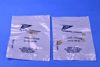 Paquete de 2 mamparas Radiall SMA conector RF 9422-1113-000 montaje frontal Foto 1 de 3