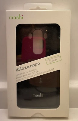 Moshi Iglaze Napa Custodia Premium per LG G4 - Nero - Immagine 1 di 4