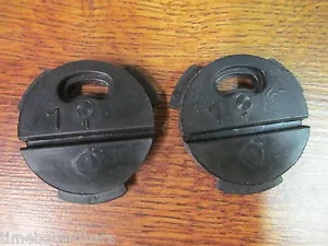 TACOS DE PEDAL CLIP RETRO VINTAGE DE LA VIEJA ESCUELA #1 NEGROS - Imagen 1 de 2