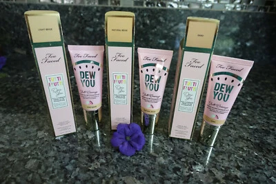 Too faced tutti frutti dew you full coverage fresh glow foundation new in box  - Image 1 of 4