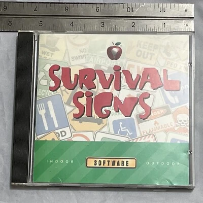 PCI Education Survival Signs Indoor Outdoor - Software Janie Haugen 1999 Rare EC - Image 1 of 4