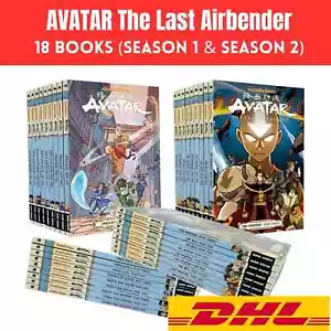 AVATAR inglese 18 libri set completo fumetto The Last Airbender cartone animato nuovo - Foto 1 di 13