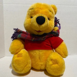 Disneys Winnie Puuh Plüsch mit Herbstschal Blätter 1998 Mattel Vintage - Bild 1 von 10
