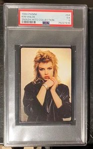 1984 Smash Hits Collection #64 Kim Wilde RC Rookie Card PSA 5 EX ! - Picture 1 of 2