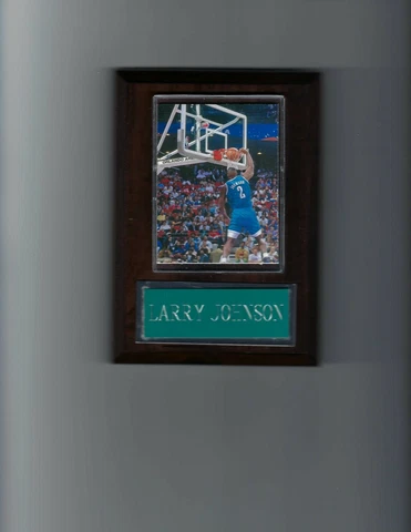 LARRY JOHNSON PLAQUE CHARLOTTE HORNETS BASKETBALL NBA Cover