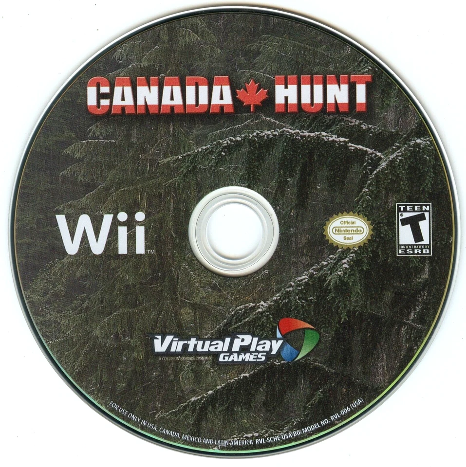 Canada Hunt Nintendo Wii Game Disc Only - Image 1 of 1