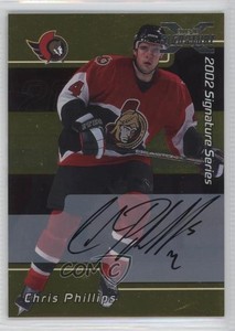 2002 ITG Be A Player Signature Series 2001-02 Buybacks Gold Chris Phillips Auto
