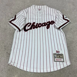 Mitchell & Ness Jersey Red White Chicago Men's Size Small - Picture 1 of 11