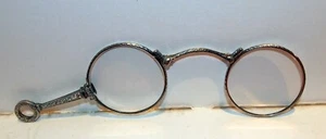 ART DECO DIAMOND STERLING LORGNETTE .50 CT GORGEOUS DETAILS - Picture 1 of 7