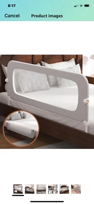 Фигурное время поручень для кровати для малышей ясельного возраста, поручень для детской кровати, поручни для кровати малыша ясельного возраста - Изображение 1 из 4